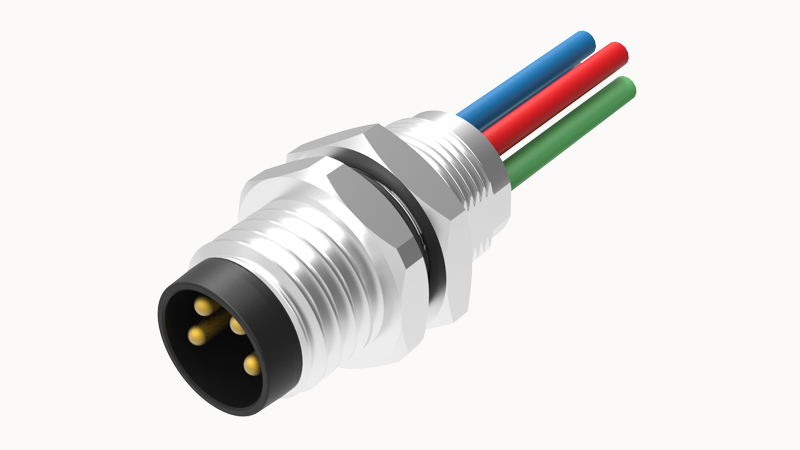 Цилиндрический разъем  SD-M8A-03P-MM-SH7B50 Degson