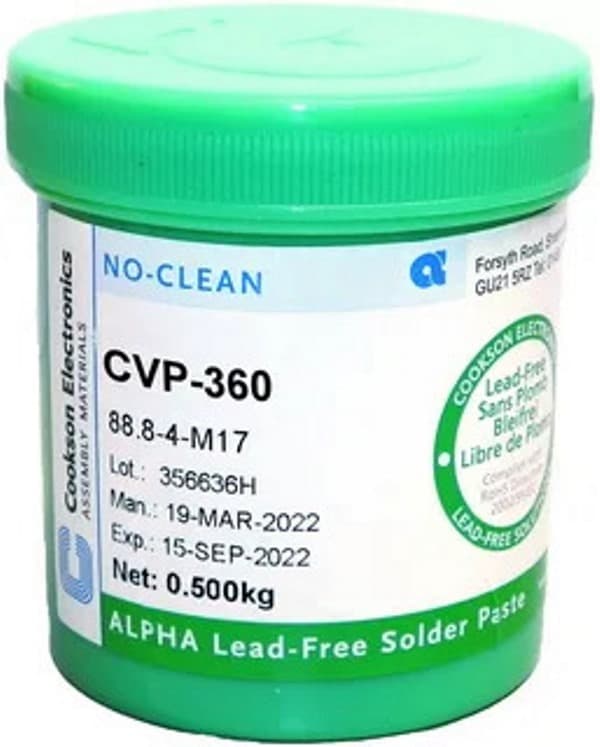 Паяльная паста ALPHA CVP360 Паяльная паста ALPHA CVP360