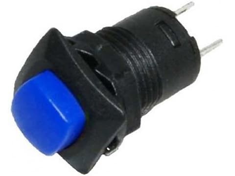 DS-226, Круглая. Черный корпус синяя клавиша, RONGWEI DS-226, Круглая. Черный корпус синяя клавиша, RONGWEI