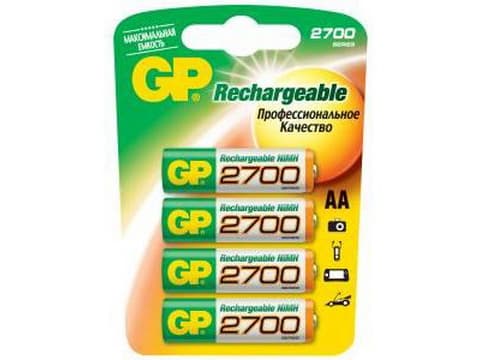 AA2700 (1,2в 2700мАч), NI-MH, аккумулятор GP 270AAHC-UC2PET-G 