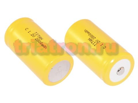 C2800 (1,2V,2800mAh) 51.0x25.8mm Ni-CD аккумулятор бытовой