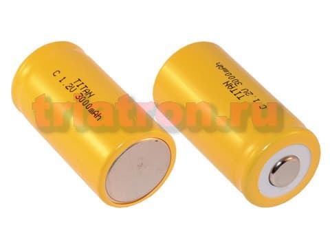 C3000 (1,2V,3000mAh) 49.0x25.8mm Ni-CD аккумулятор промышленный