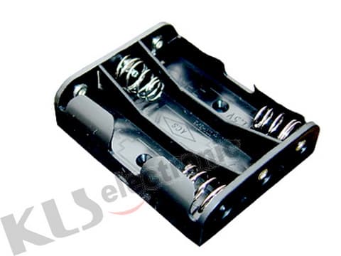 KLS5-806-B, держатель для 3 батарей АА провод 15см. KLS5-806-B, держатель для 3 батарей АА провод 15см.