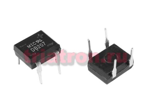 DB207 (2A,1000В) DB-1 диодный мост YANGJIE DB207 (2A,1000В) DB-1 диодный мост YANGJIE