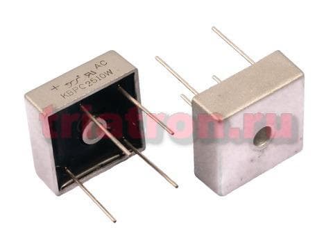 KBPC2510W (25A,1000В) BR-25W диодный мост YANGJIE KBPC2510W (25A,1000В) BR-25W диодный мост YANGJIE