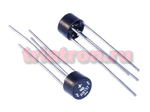 RB157 (1,5A,1000В) RB-15 диодный мост YANGJIE RB157 (1,5A,1000В) RB-15 диодный мост YANGJIE