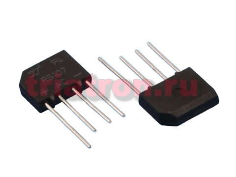 RS 107 (1A,1000В) RS-1 диодный мост RS 107 (1A,1000В) RS-1 диодный мост