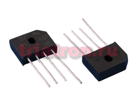 RS 407 (4A,1000В) RS-4 диодный мост YANGJIE RS 407 (4A,1000В) RS-4 диодный мост YANGJIE