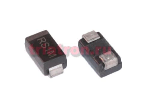 RS1M (1A,1000В) SMA диод SMD (лента) YANGJIE RS1M (1A,1000В) SMA диод SMD (лента) YANGJIE