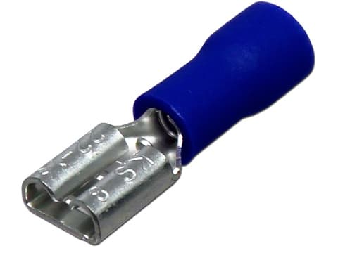 FDD2-187(8), клемма ножевая авто(м) 4.8мм.пров.1,5-2,5мм. изолированная Blue, BEISIT FDD2-187(8), клемма ножевая авто(м) 4.8мм.пров.1,5-2,5мм. изолированная Blue, BEISIT
