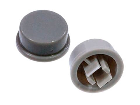 SWT-9R-GR (L-KLS7-TSC12-GRAY), колпачок для кнопки 12x12 серый круглый, h=5.8мм, KLS SWT-9R-GR (L-KLS7-TSC12-GRAY), колпачок для кнопки 12x12 серый круглый, h=5.8мм, KLS