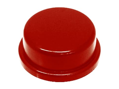 TSL12-RR, колпачок для кнопки 12x12 красный, круглый, h=5.85мм, KLS TSL12-RR, колпачок для кнопки 12x12 красный, круглый, h=5.85мм, KLS