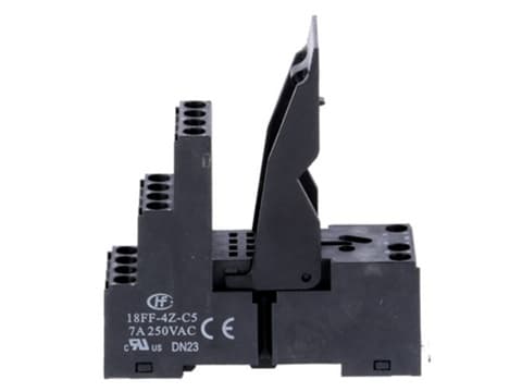 18FF-4Z-C6 для реле HF-18FF, панель для реле на дин-рейку, HONGFA 18FF-4Z-C6 для реле HF-18FF, панель для реле на дин-рейку, HONGFA