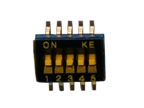 HDS-05 (DSHP05TSGER), SMD-монтаж, 5 позиций, шаг 1,27 без пленки, в линейках, BIWIN HDS-05 (DSHP05TSGER), SMD-монтаж, 5 позиций, шаг 1,27 без пленки, в линейках, BIWIN