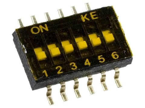 HDS-06-N TR (DSHP06-TSGER), SMD-монтаж, 6 позиций, шаг 1,27 с пленкой в катушках, KINGTEK HDS-06-N TR (DSHP06-TSGER), SMD-монтаж, 6 позиций, шаг 1,27 с пленкой в катушках, KINGTEK