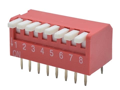 SWD3-8 (DP-08L) (DS1040-08RT), с выступающим движком, CONNFLY SWD3-8 (DP-08L) (DS1040-08RT), с выступающим движком, CONNFLY