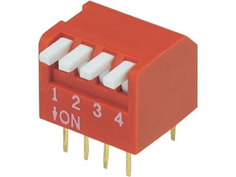 SWD3-4 (DP-04L) (DS1040-04RT), с выступающим движком, CONNFLY SWD3-4 (DP-04L) (DS1040-04RT), с выступающим движком, CONNFLY