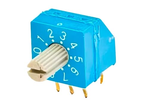 RR-30712, Поворотный переключатель угловой на 10 позиций, SHINWAY RR-30712, Поворотный переключатель угловой на 10 позиций, SHINWAY