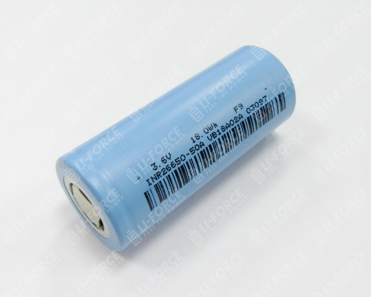 Аккумулятор Li-Ion 3.6V, CBL INR26650-50A, 5000 мАч литий-ионный