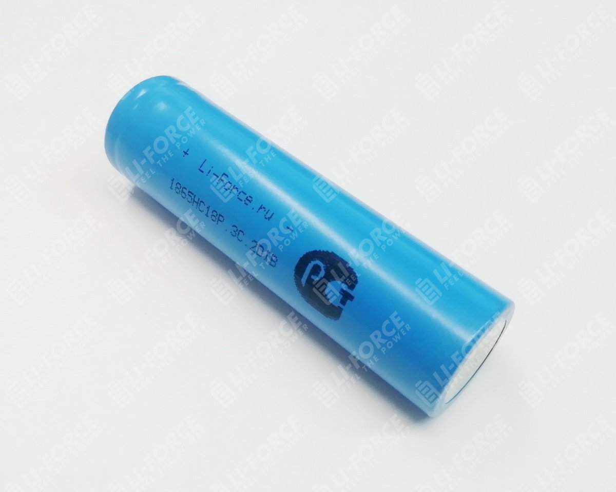 Аккумулятор LiFePO4 3.2V, Аккумулятор Li-Force 18650-HC18 1800 мАч литий-железо-фосфатный