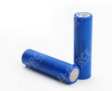 Аккумулятор Li-Ion 3.64V, LG 18650D2, 3000 мАч литий-ионный