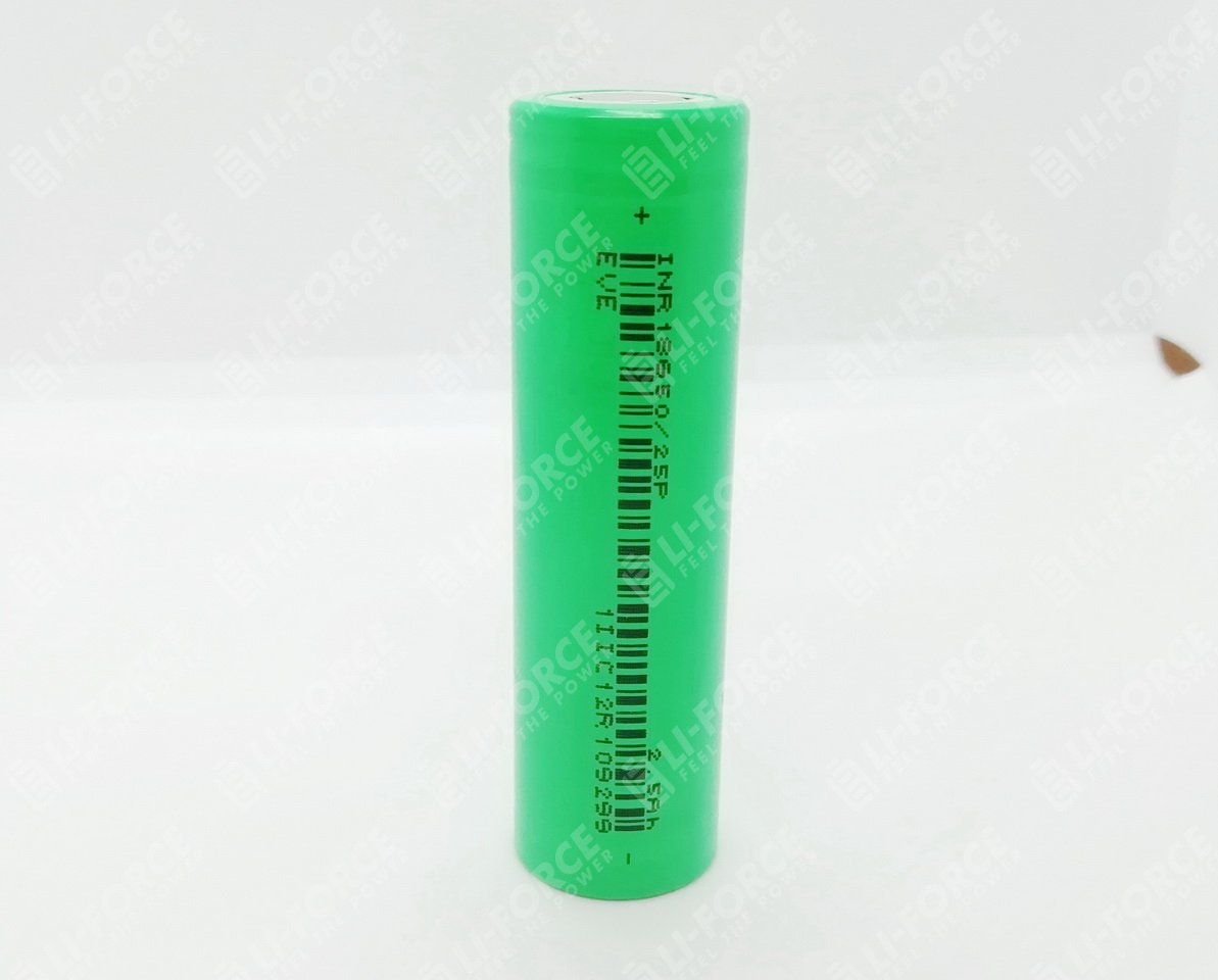 Аккумулятор Li-Ion 3.6V, EVE 18650 25P, 2500 мАч литий-ионный