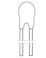 Терморезистор с отрицательным температурным коэфициентом NJ28MA0302F-- AVX