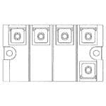 Дискретный модуль PT100KN16 Kyocera Electronic Components