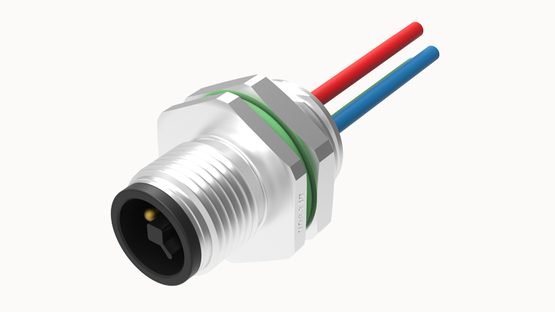 Цилиндрический разъем SD-M12T-04P-MM-SH8B50 Degson Цилиндрический разъем SD-M12T-04P-MM-SH8B50 Degson
