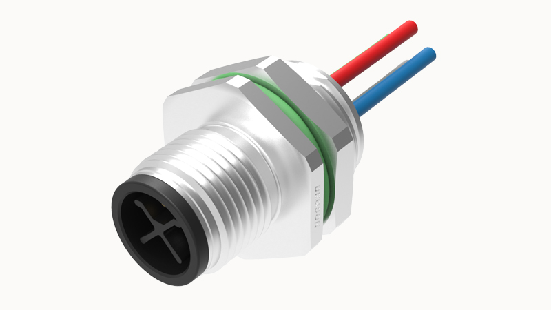 Цилиндрический разъем SD-M12S-04P-MM-SH8A50 Degson Цилиндрический разъем SD-M12S-04P-MM-SH8A50 Degson