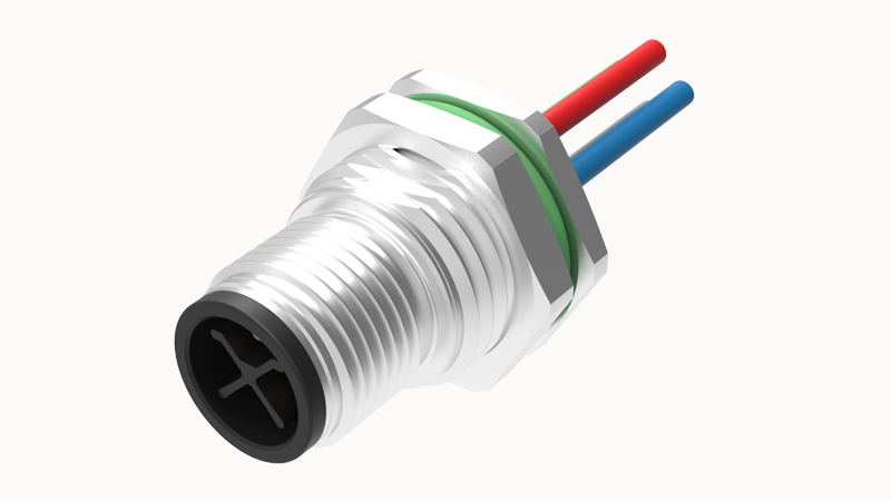Цилиндрический разъем SD-M12S-04P-MM-SF8A50 Degson Цилиндрический разъем SD-M12S-04P-MM-SF8A50 Degson
