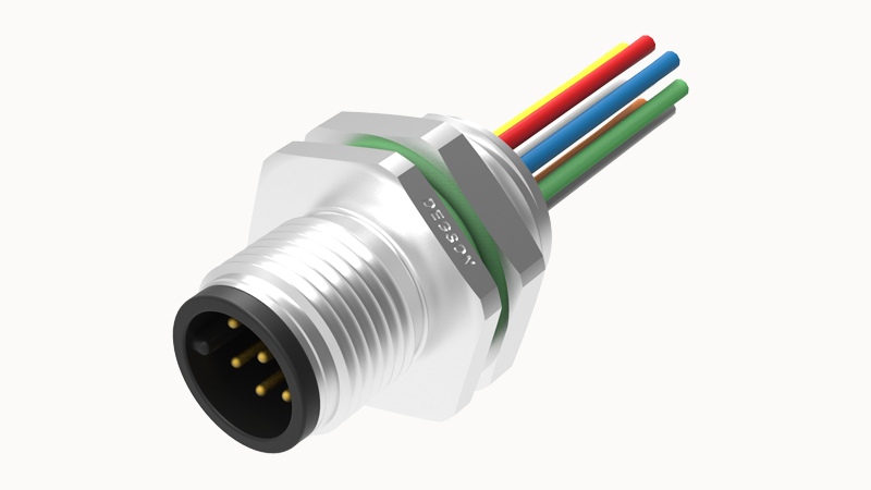 Цилиндрический разъем SD-M12B-05P-MM-SH8A50 Degson Цилиндрический разъем SD-M12B-05P-MM-SH8A50 Degson