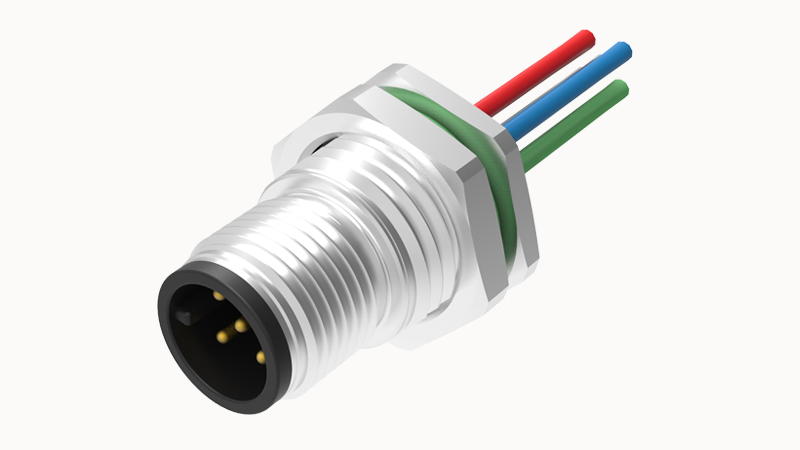 Цилиндрический разъем SD-M12B-05P-MM-SF8B50 Degson Цилиндрический разъем SD-M12B-05P-MM-SF8B50 Degson