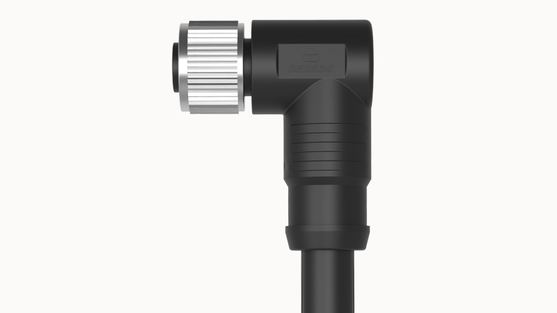 Цилиндрический разъем PM-M12S-04P-FF-SR8A01 Degson