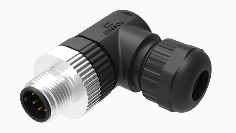 Цилиндрический разъем PB-M12A-05P-MM-SR7001 Degson Цилиндрический разъем PB-M12A-05P-MM-SR7001 Degson