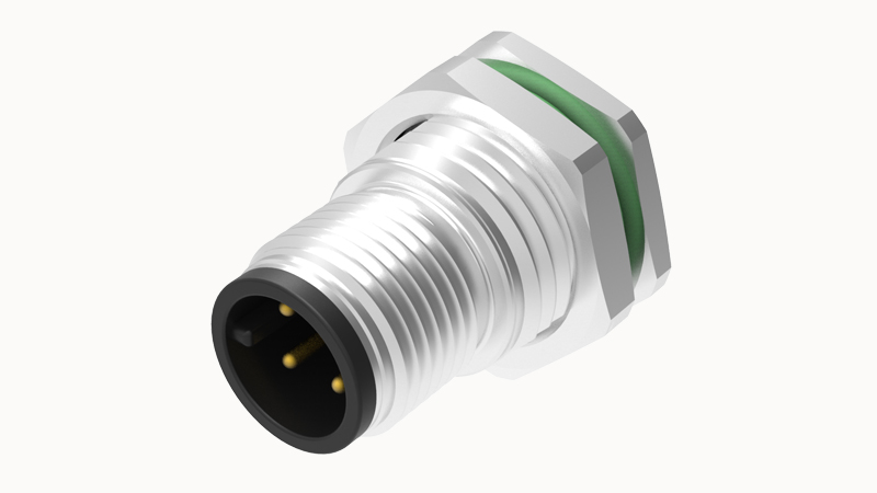 Цилиндрический разъем SP-M12A-04P-MM-SF8001 Degson Цилиндрический разъем SP-M12A-04P-MM-SF8001 Degson