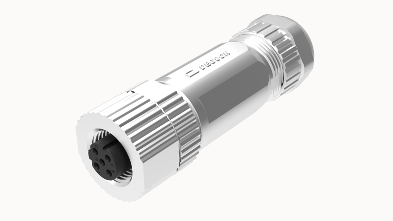 Цилиндрический разъем PBSH-M12B-05P-FF-SL7002 Degson Цилиндрический разъем PBSH-M12B-05P-FF-SL7002 Degson
