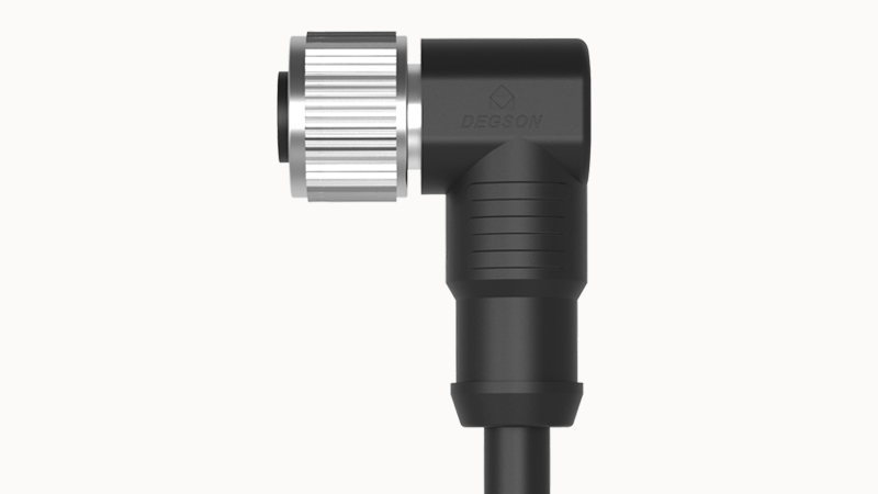 Цилиндрический разъем PMSH-M12A-08P-FF-SR8A01 Degson