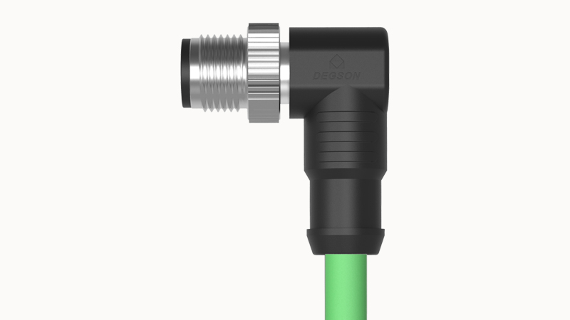 Цилиндрический разъем PMSH-M12D-04P-MM-SR8E01 Degson Цилиндрический разъем PMSH-M12D-04P-MM-SR8E01 Degson