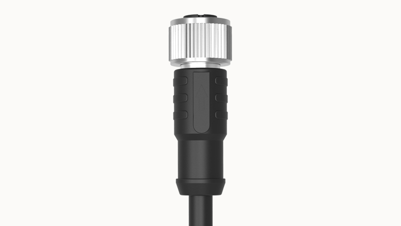 Цилиндрический разъем PMSH-M12A-03P-FF-SL8D01 Degson