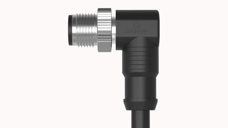 Цилиндрический разъем PMSH-M12A-03P-MM-SR8D01 Degson