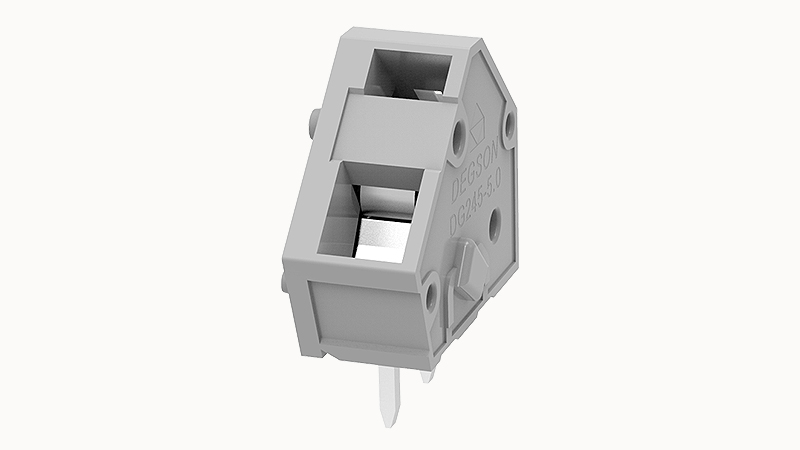 Пружинный разъем на плату DG245-10.0-01P Degson Пружинный разъем на плату DG245-10.0-01P Degson