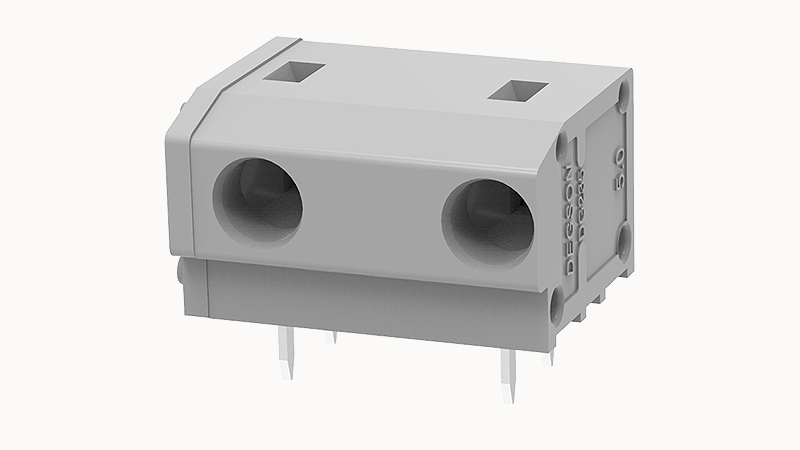 Пружинный разъем на плату DG235W-10.0-02P Degson Пружинный разъем на плату DG235W-10.0-02P Degson