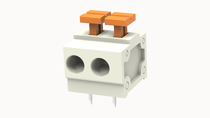 Пружинный разъем на плату DG234-5.0-02P Degson Пружинный разъем на плату DG234-5.0-02P Degson