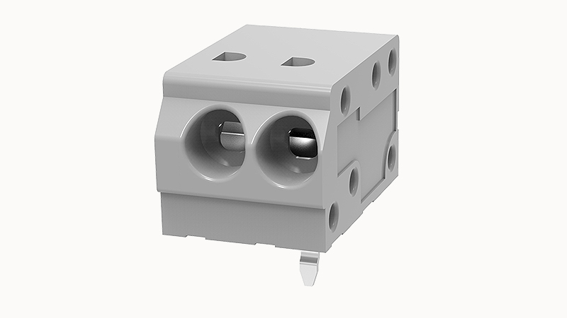 Пружинный разъем на плату DG250W-3.5-02P Degson