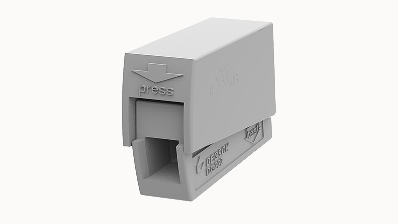 Пружинный разъем на плату DG222-8.0-01P Degson Пружинный разъем на плату DG222-8.0-01P Degson