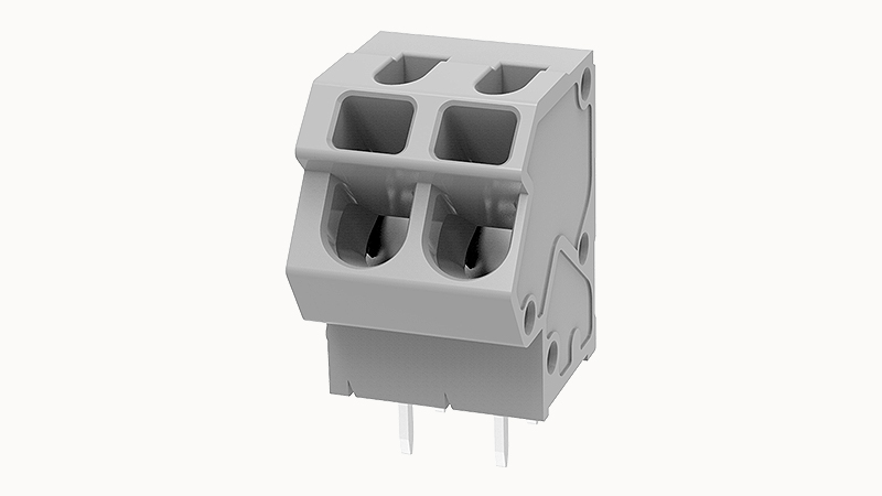 Пружинный разъем на плату DG205-5.0-02P Degson Пружинный разъем на плату DG205-5.0-02P Degson