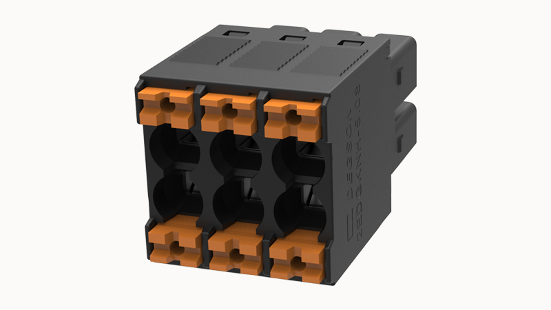 Клеммный блок 2EDGKNH-5.08-06P Degson Клеммный блок 2EDGKNH-5.08-06P Degson