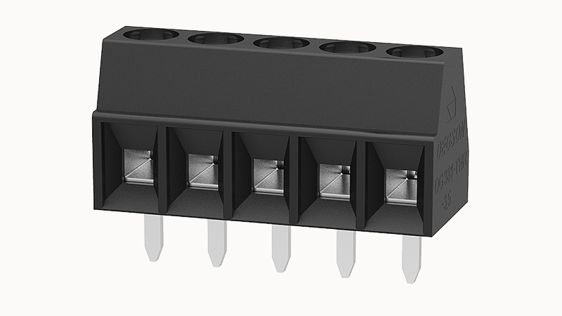 Разъем на печатную плату винтовой DG381-THR-3.5 Reel package-05P Degson