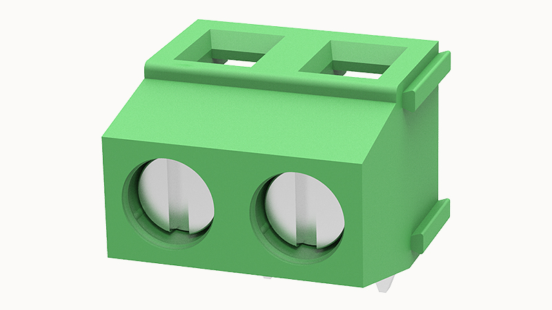 Разъем на печатную плату винтовой DG127R-5.0-02P Degson Разъем на печатную плату винтовой DG127R-5.0-02P Degson